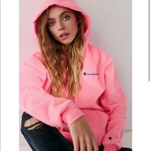 UO Pink Champion Hoodie